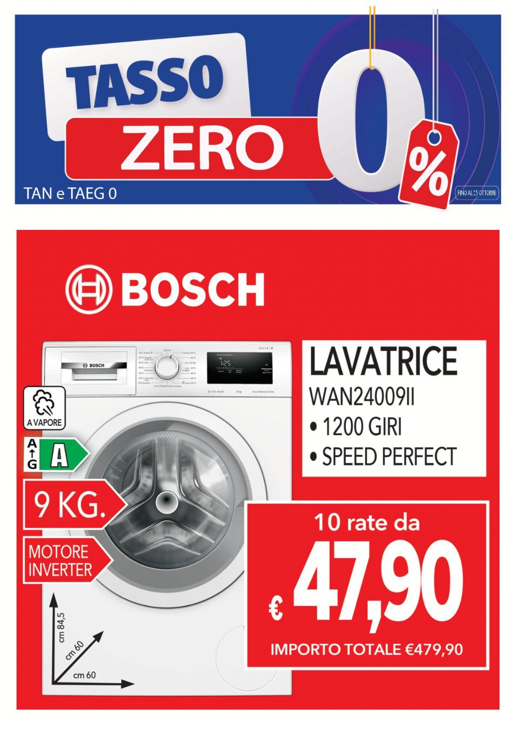 LAVATRICE BOSCH WAN24009II