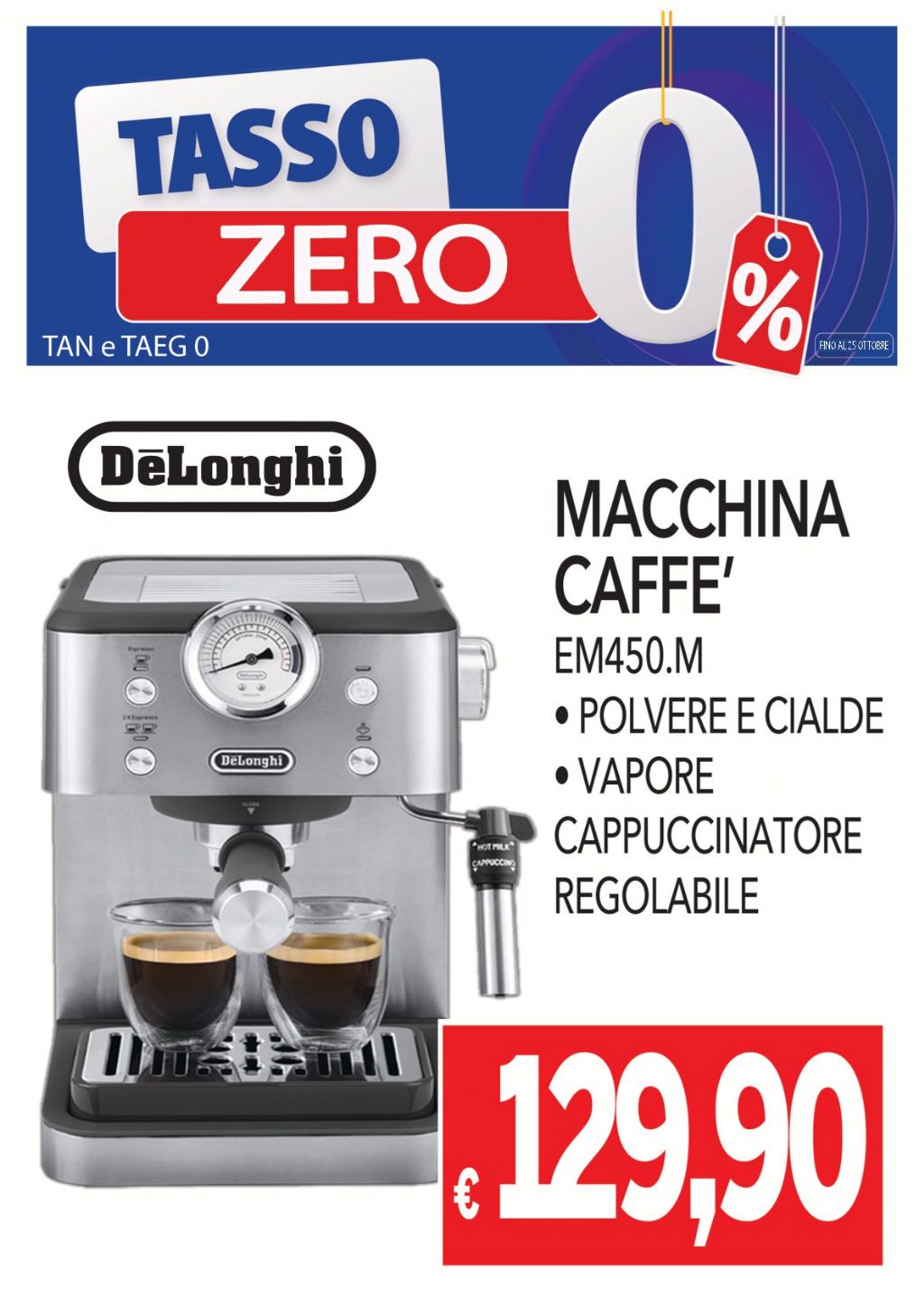 MACCHINA CAFFE EM450.M DE LONGHI