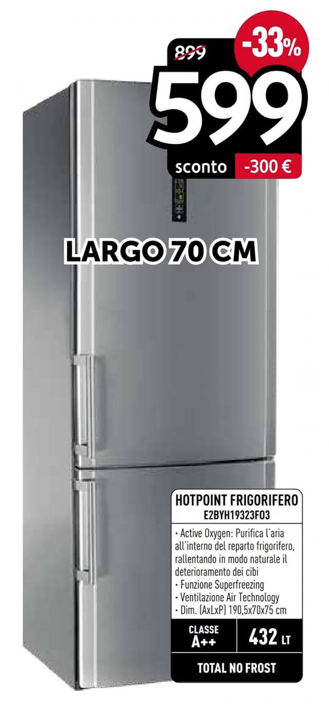 HOTPOINT FRIGORIFERO E2BYH19323FO3