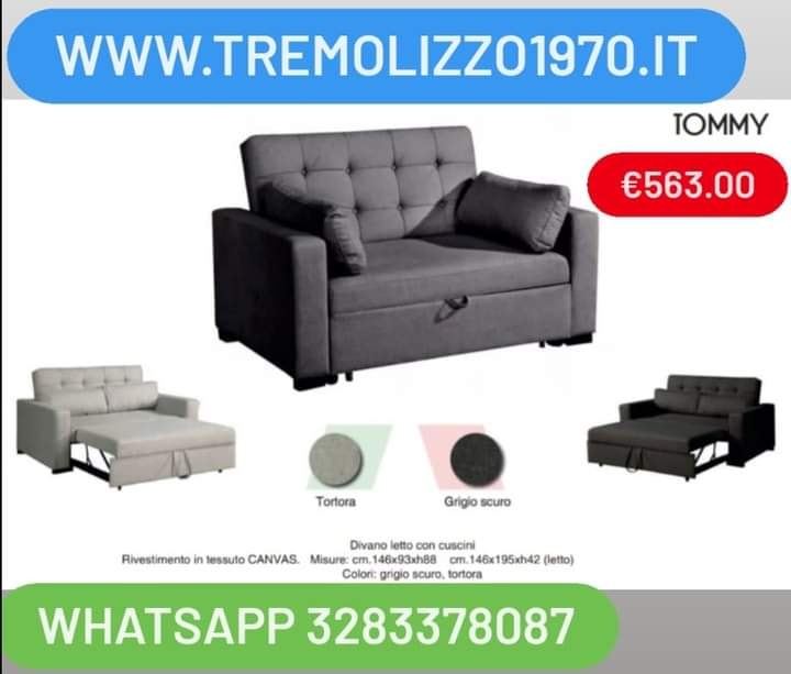 DIVANO LETTO TOMMY