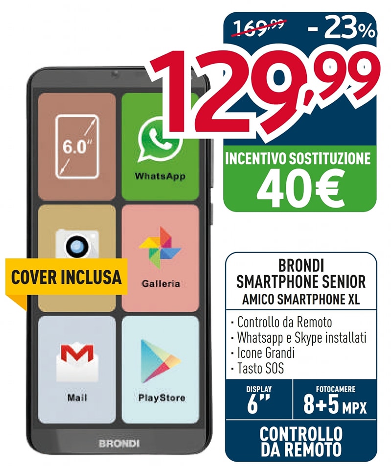 BRONDI AMICO SENIOR SMARTPHONE XL