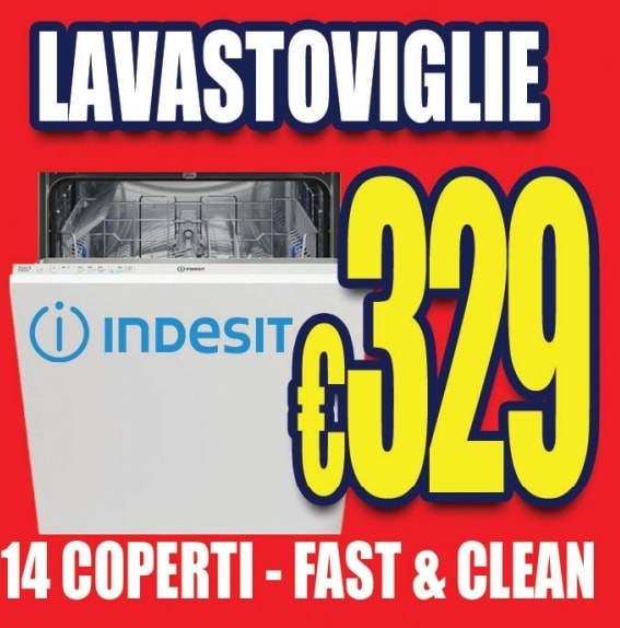 LAVASTOVIGLIE INCASSO INDESIT 14 COPERTI