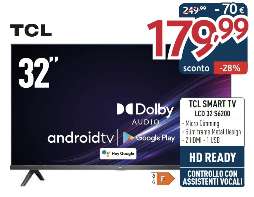 TLC 32'' SMART TV ANDROID