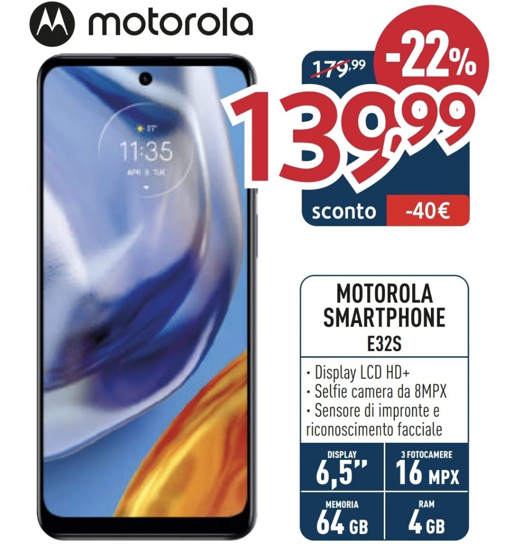 MOTOROLA E32 s