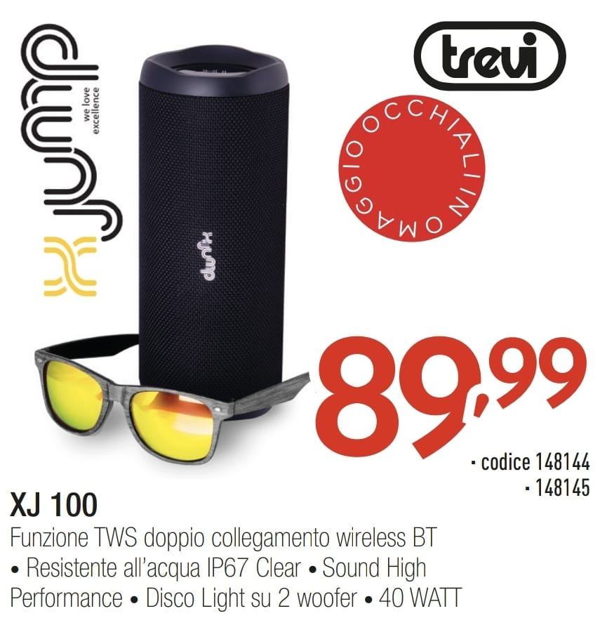 TREVI CASSA BLUETOOTH XJ100