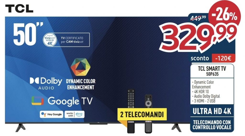 TV TCL 50P635 50'' ANDROID TV