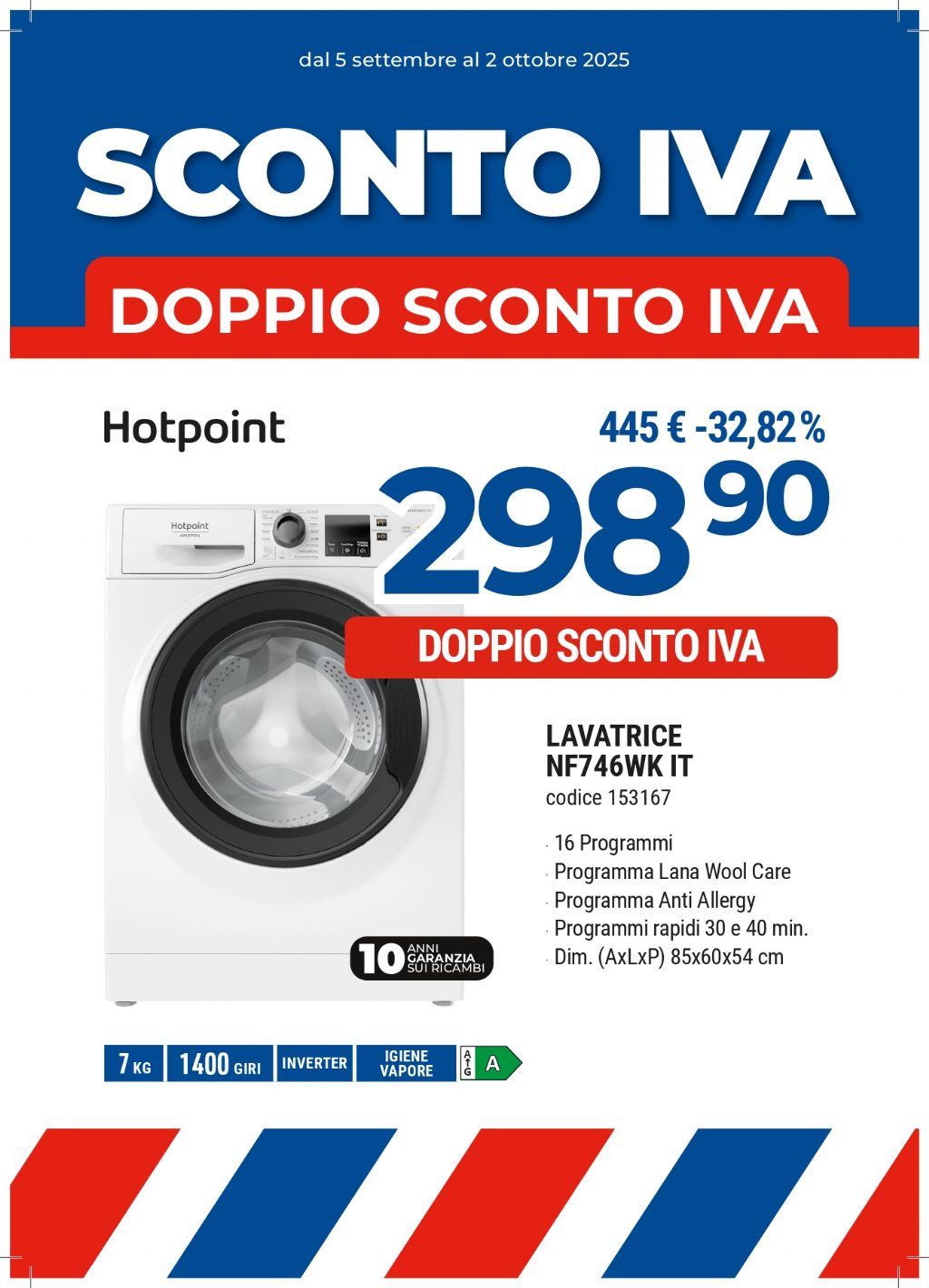 LAVATRICE HOTPOINT-ARISTON NF746WKIT
