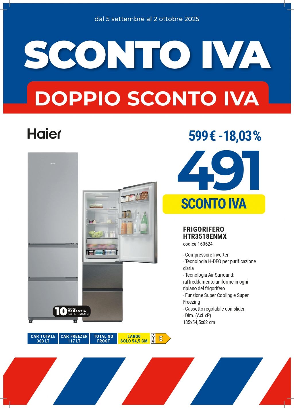 FRIGO HAIER HTR3518ENMX