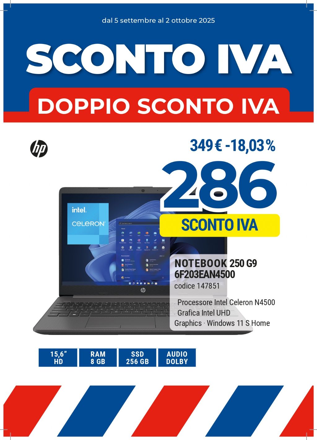HP PC 250G9 6F203EAN4500