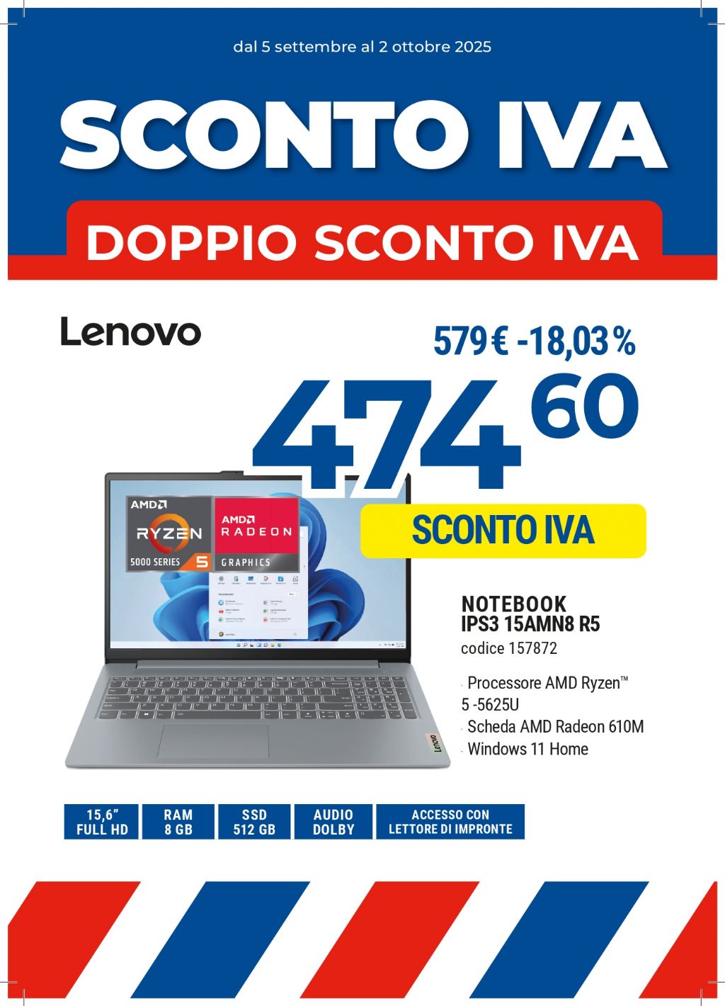 LENOVO NOTEBOOK IPS3 15AMN8 R5