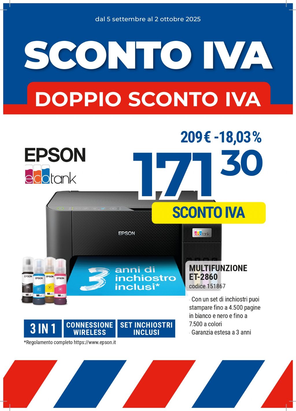 STAMPANTE EPSON MULTIFUNZIONE ET-2860