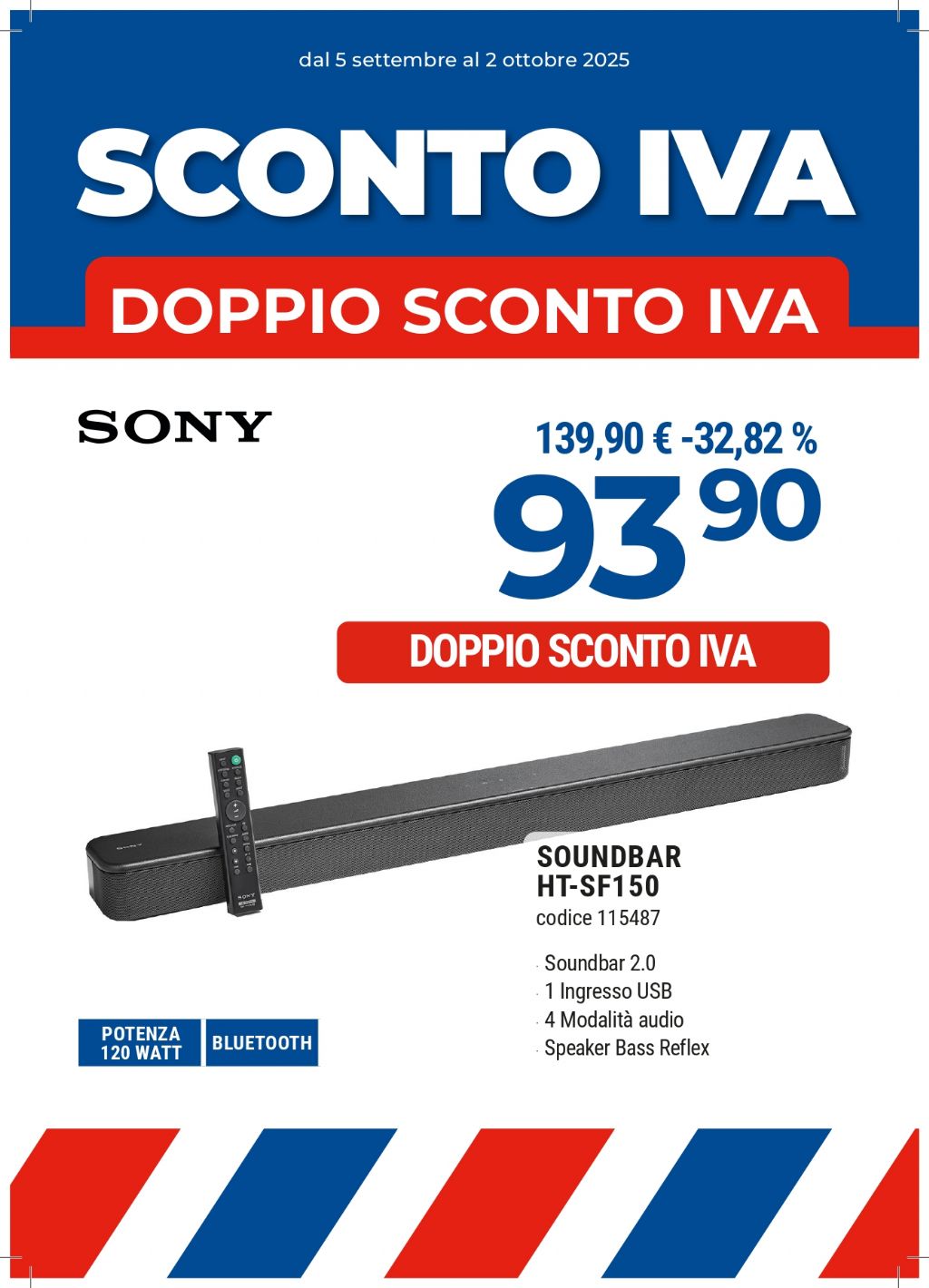 SONY SOUND BAR SF-150