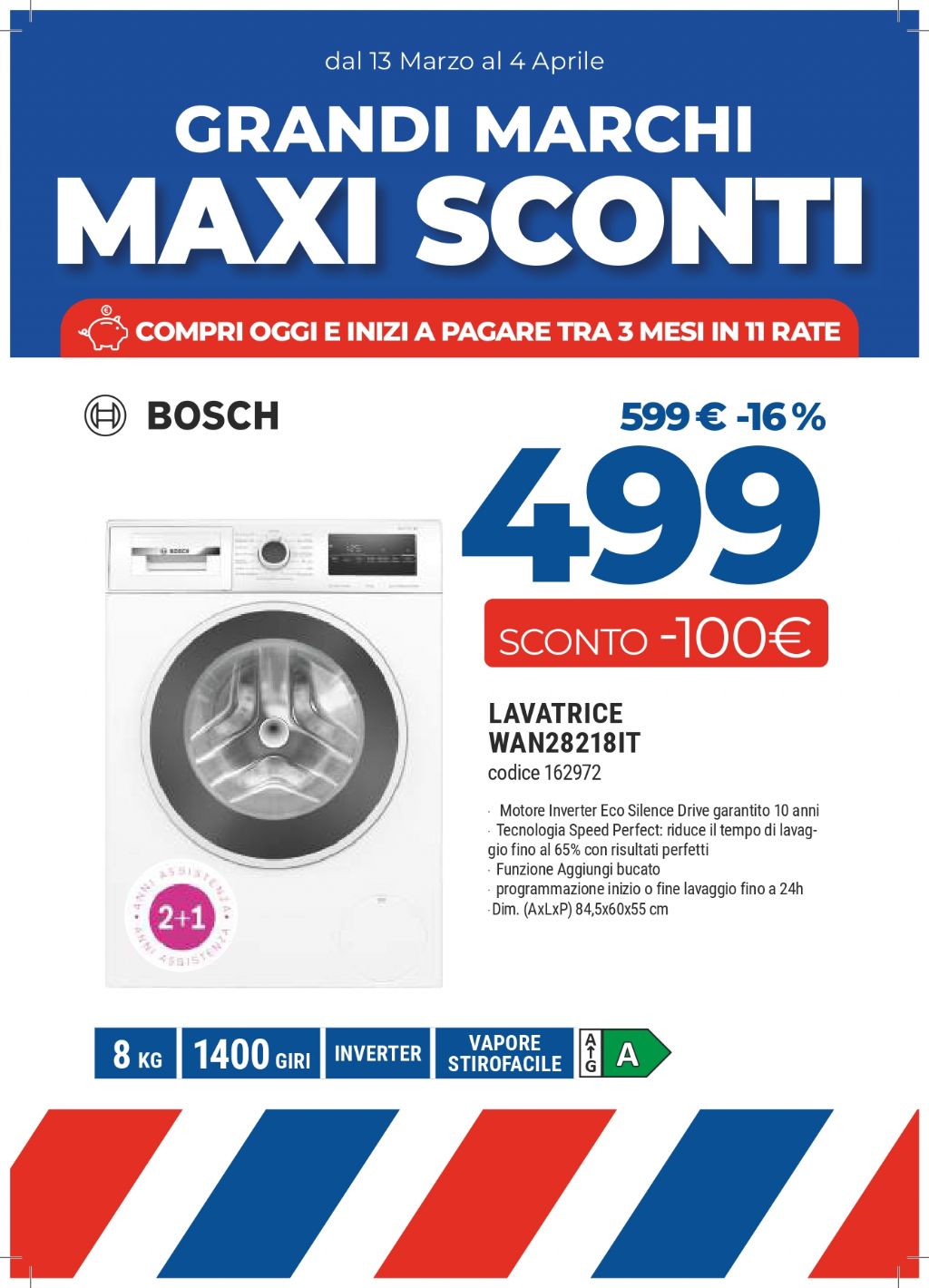 LAVATRICE BOSCH WAN28218IT