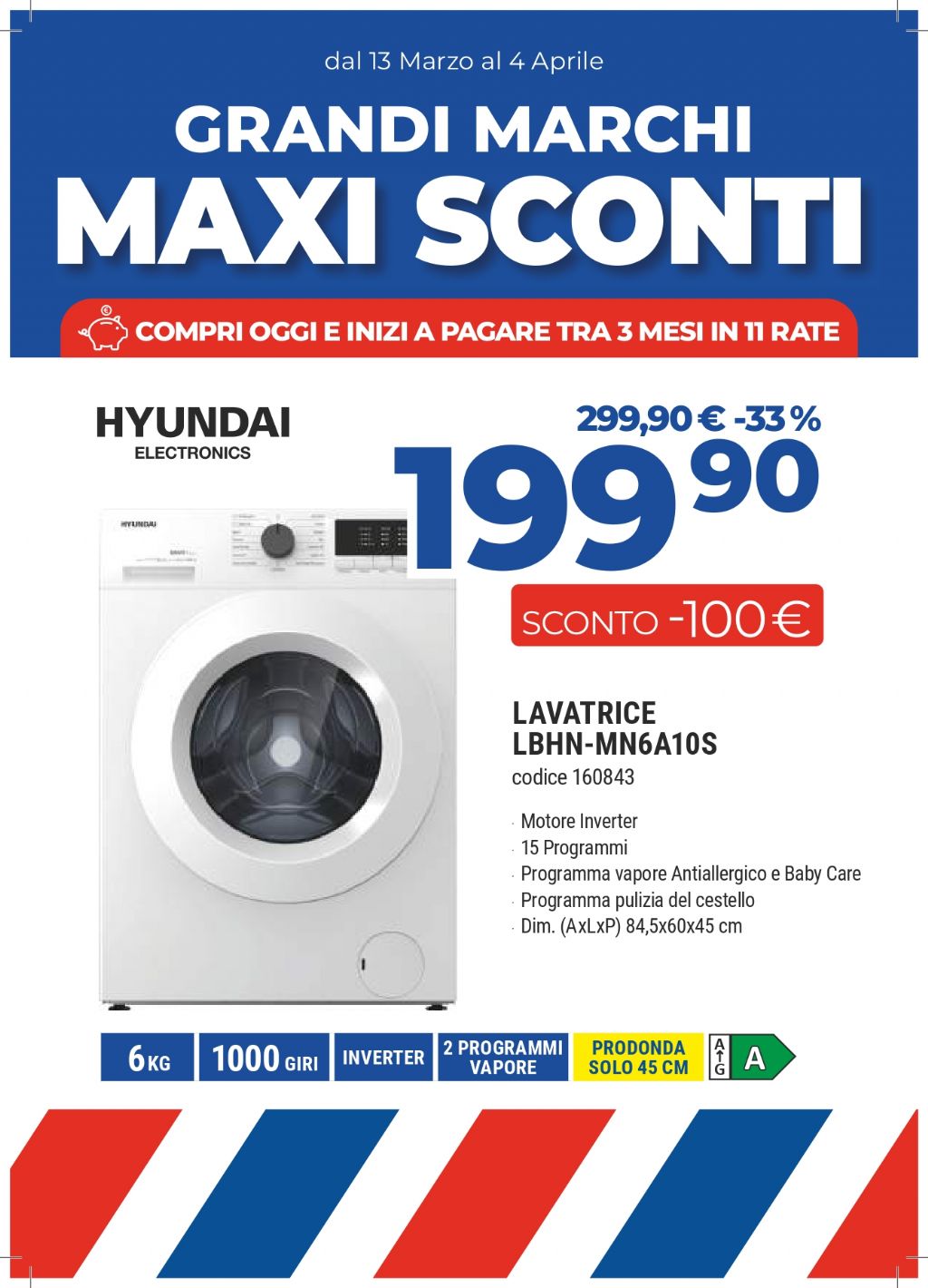 LAVATRICE HYUNDAI LBHN-MN6A10S