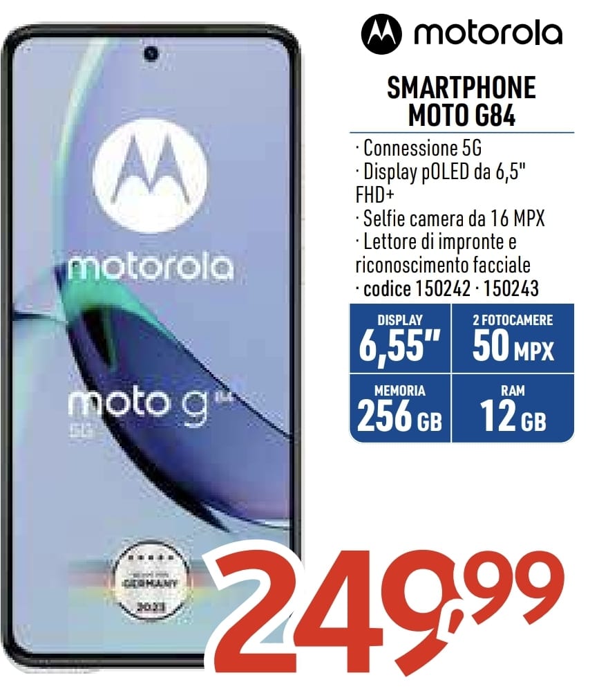 MOTOROLA MOTO G84