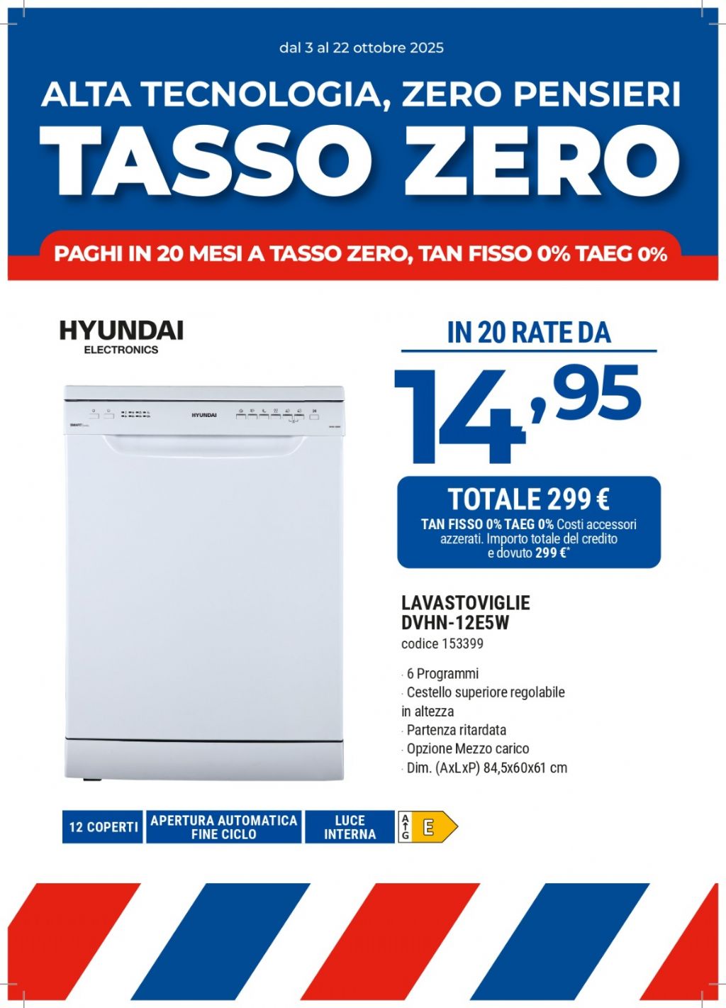 LAVASTOVIGLIE HYUNDAI DVHN-12E5W
