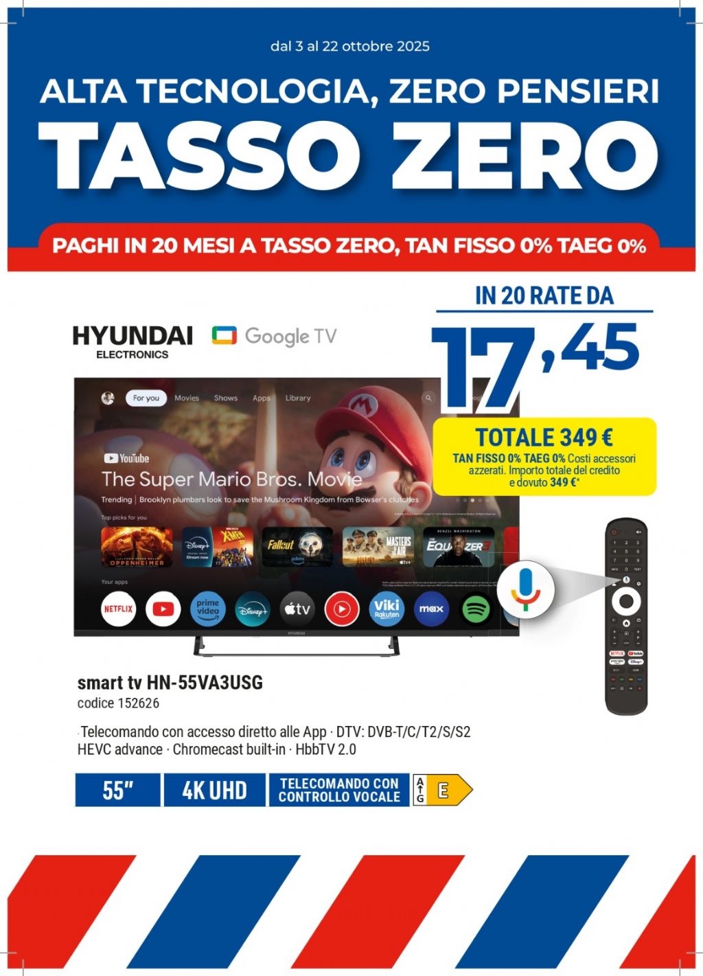 HYUNDAI HN-55VA3USG TV 4K