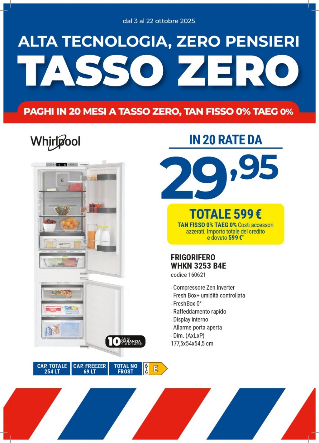 FRIGO INC WHIRLPOOL WHKN3253B4E