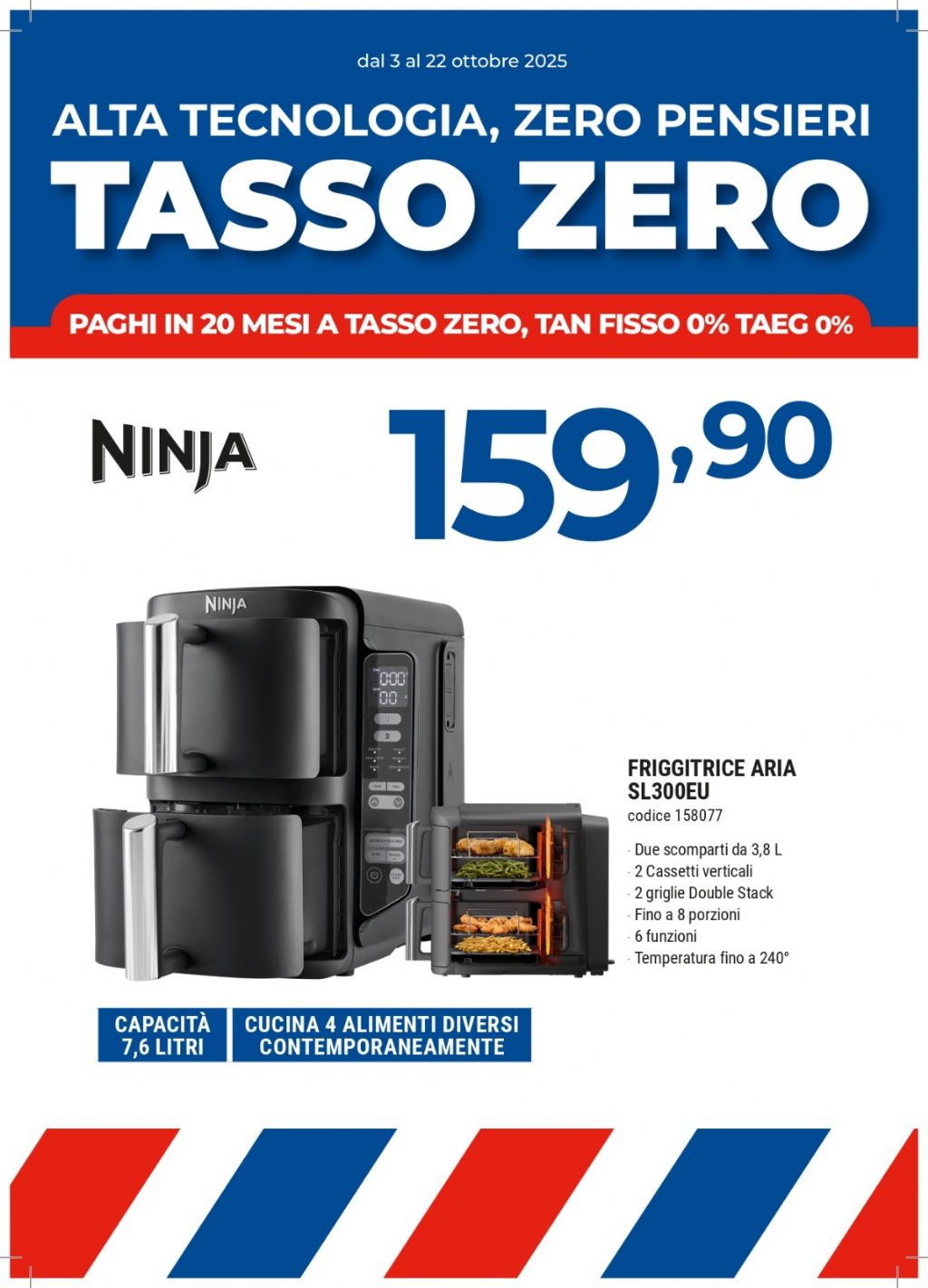 FRIGGITRICE AD ARIA NINJA SL300EU