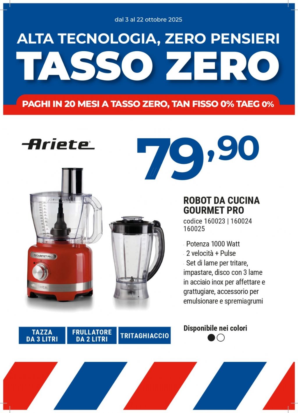ROBOT DA CUCINA ARIETE GOURMET PRO