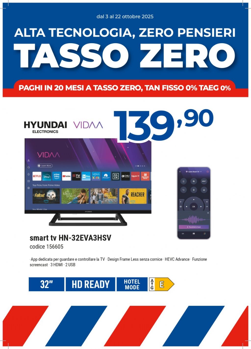 TV HYUNDAI HN-32EVA3HSV 32'' SMART TV