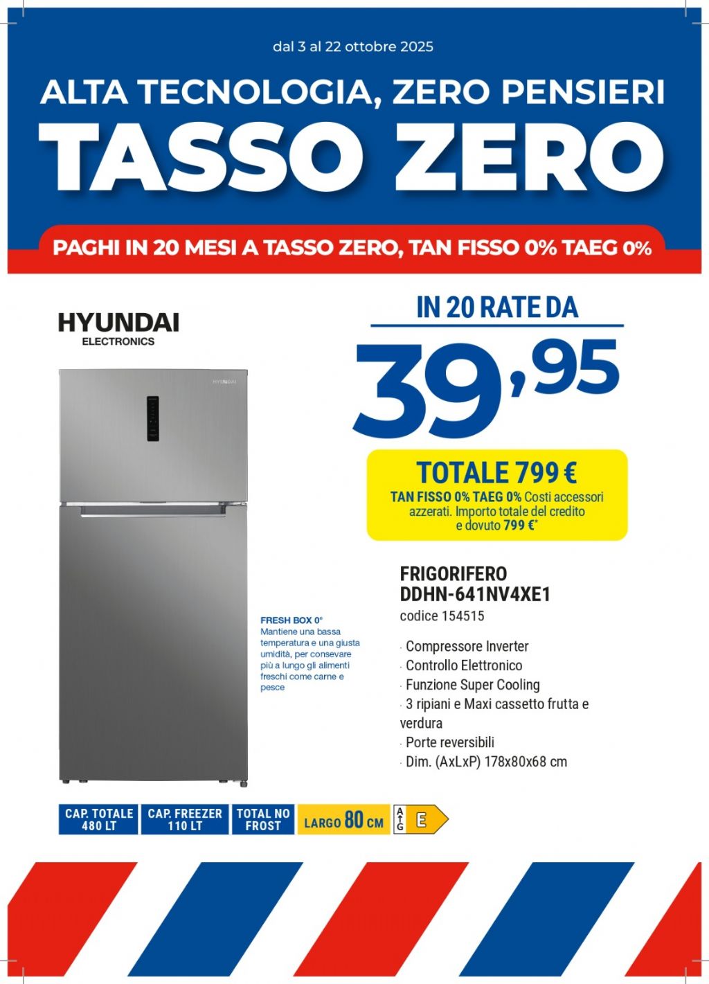 HYUNDAI FRIGO DOPPIA PORTA DDHN-641NV4XE1