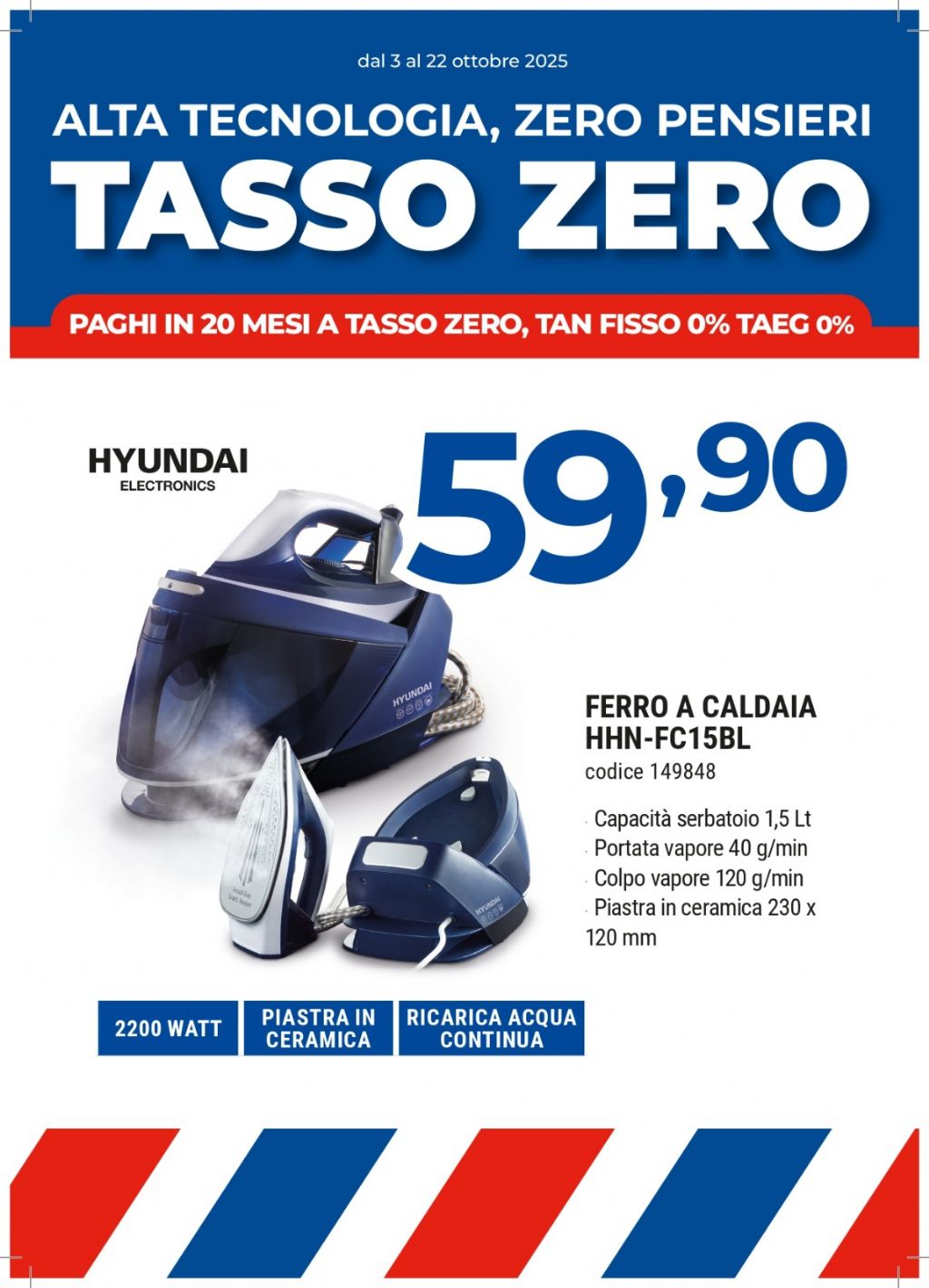 FERRO CALDAIA HYUNDAI HHN-FC15BL