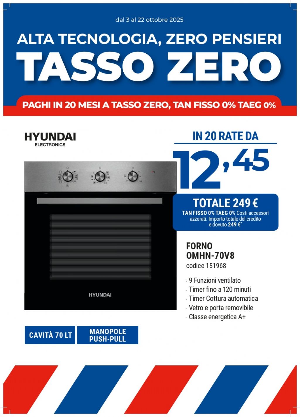 FORNO HYUNDAI OMHN-70V8