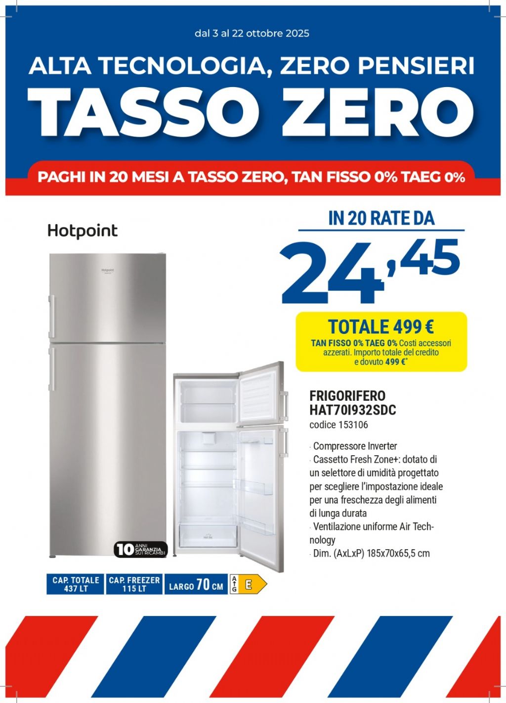 FRIGO HOTPOINT ARISTON HAT70I932SDC (VENTILATO)