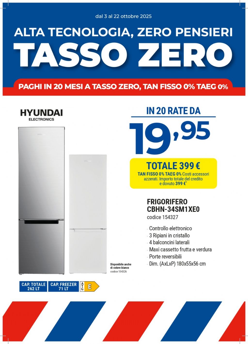 FRIGO HYUNDAI CBHN-34SM1XEO