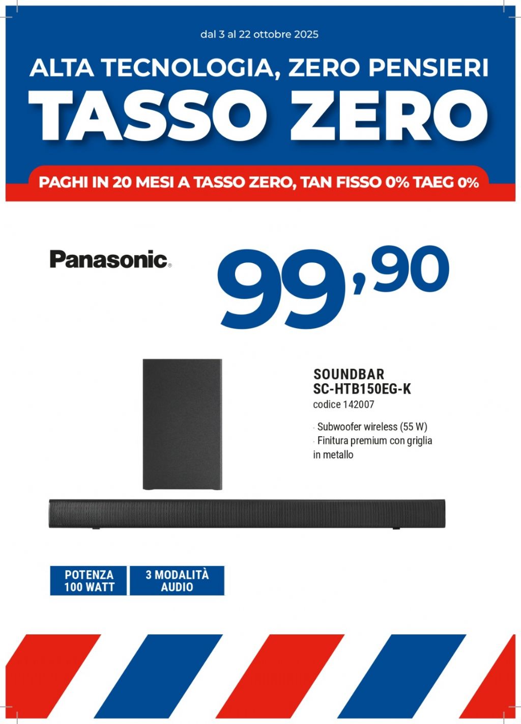 PANASONIC SOUNDBAR SC-HTB150EG-K