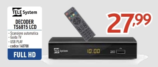 DECODER TELESYSTEM TS-9018 SMARTCARD INCLUSA - Foto 10