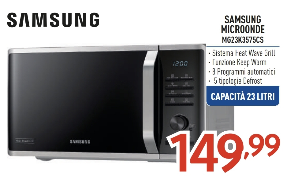 MICROONDE SAMSUNG MG23K3575CS
