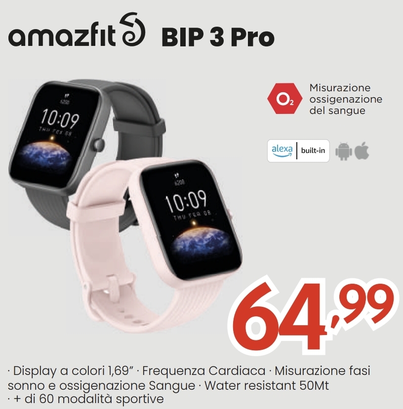 SMARTWATCH AMAZFIT BIP 3 PRO