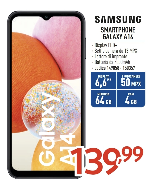 SAMSUNG A14 64GB