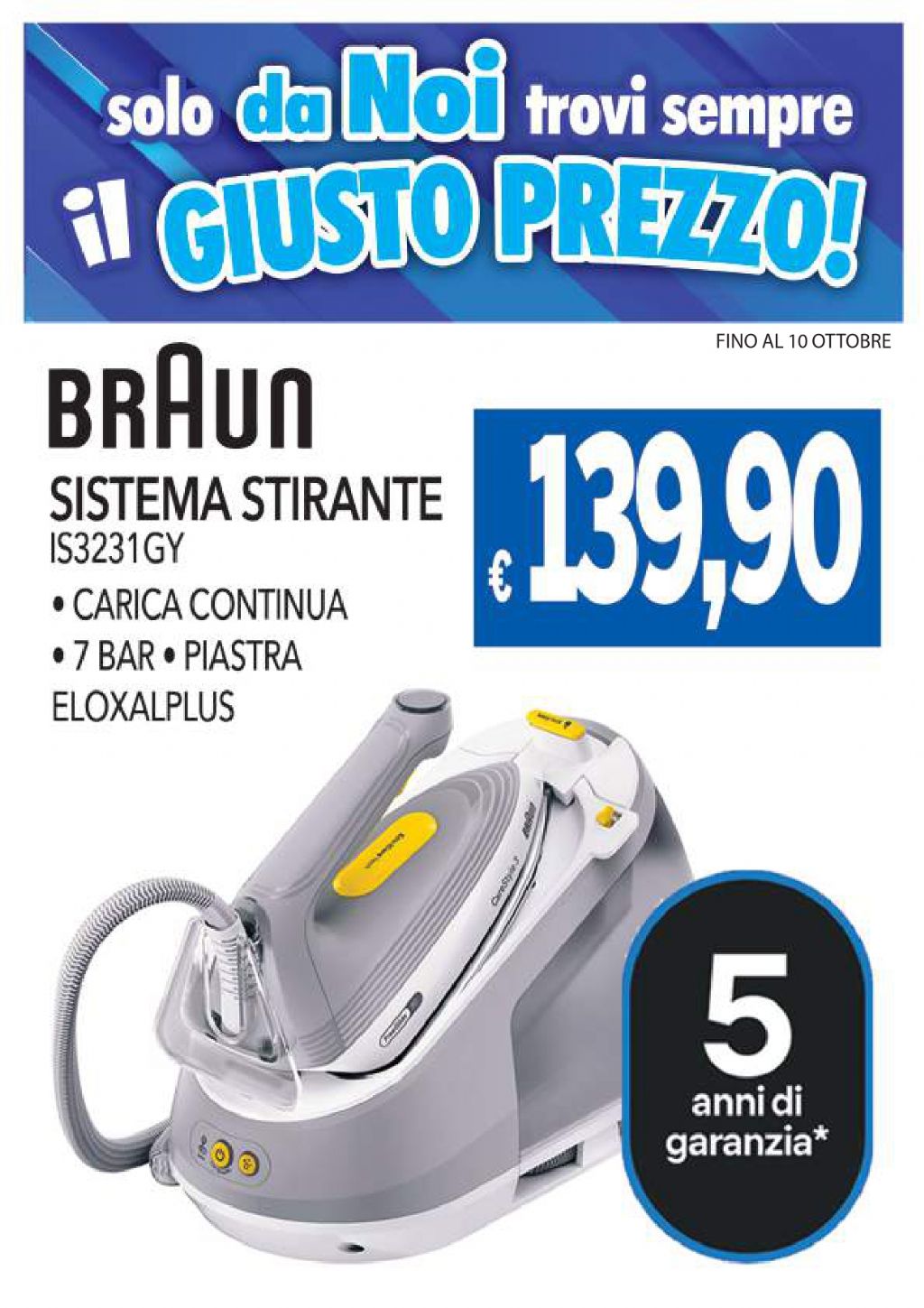 FERRO CALDAIA BRAUN IS3231GY