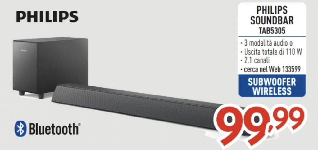 SOUNDBAR PHILIPS TAB5305