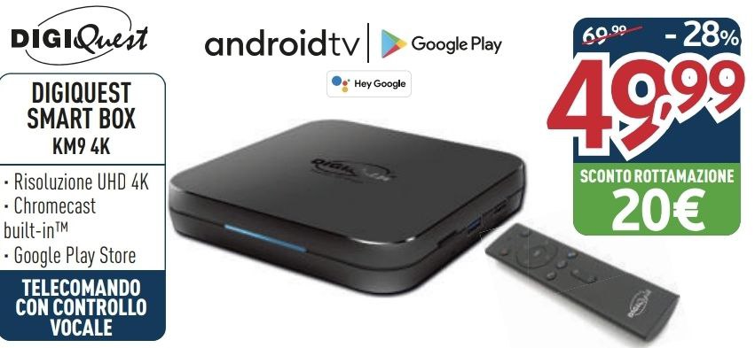 DIGIQUEST SMART BOX KM9 4K ANDROID