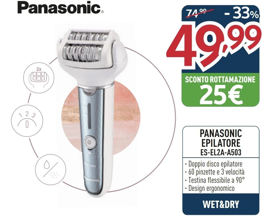 EPILATORE PANASONIC ES-EL2A-A503