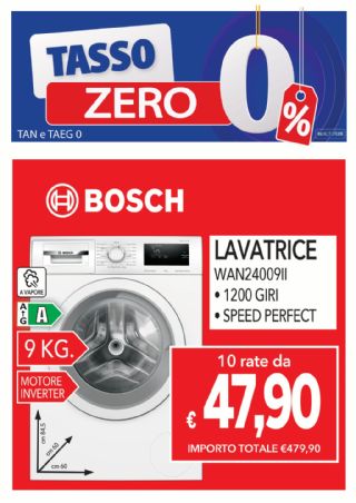 LAVATRICE BOSCH WAN24009II