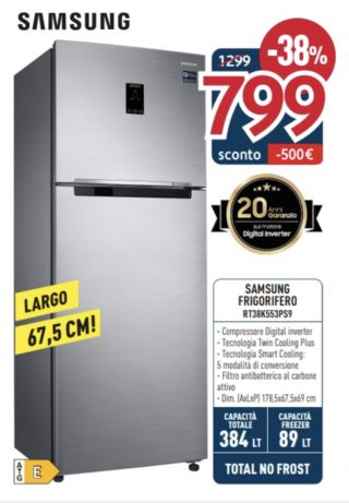 FRIGORIFERO SAMSUNG RT38K553PS9 