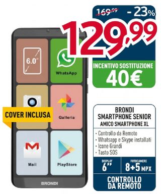 BRONDI AMICO SENIOR  SMARTPHONE XL