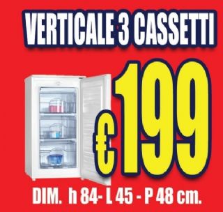 CONGELATORE VERTICALE 3 CASSETTI