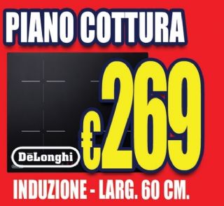 PIANO COTTURA DE LONGHI INDUZIONE 60CM