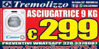 ASCIUGATRICE CANDY 9KG (B)