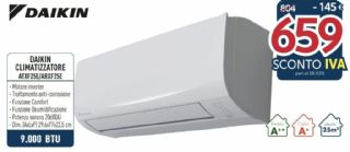 CLIMATIZZATORE DAIKIN ATXF25E 9000BTU A++F/A+C