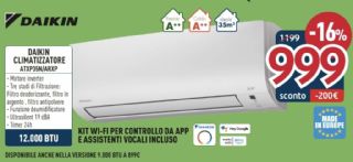 CLIMATIZZATORE DAIKIN ATXP35N 12000 BTU