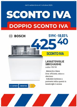 LAVASTOVIGLIE BOSCH SMV24AX04E 14COP