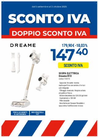 DRAME SCOPA ELETTRICA R10