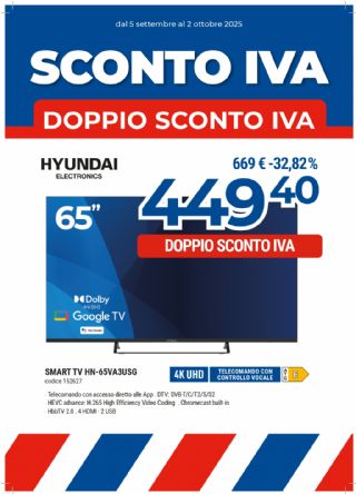 TV HYUNDAI HN-65VA3USG 65''